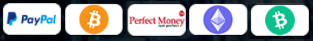 Paypal,Bitcoin,PerfectMoney,Eth