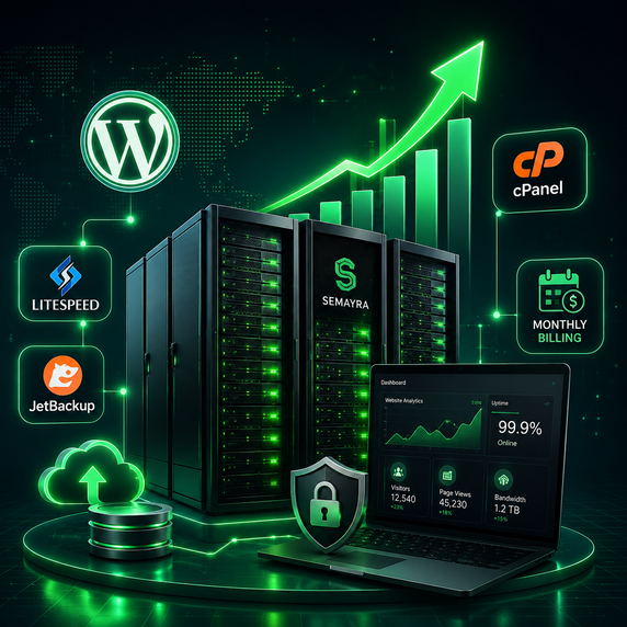 Business website hosting infrastructure designed for growth, scalability and reliable performance