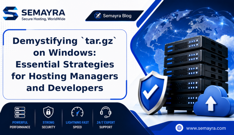 Demystifying `tar.gz` on Windows: Essential Strategies for Hosting Managers and Developers